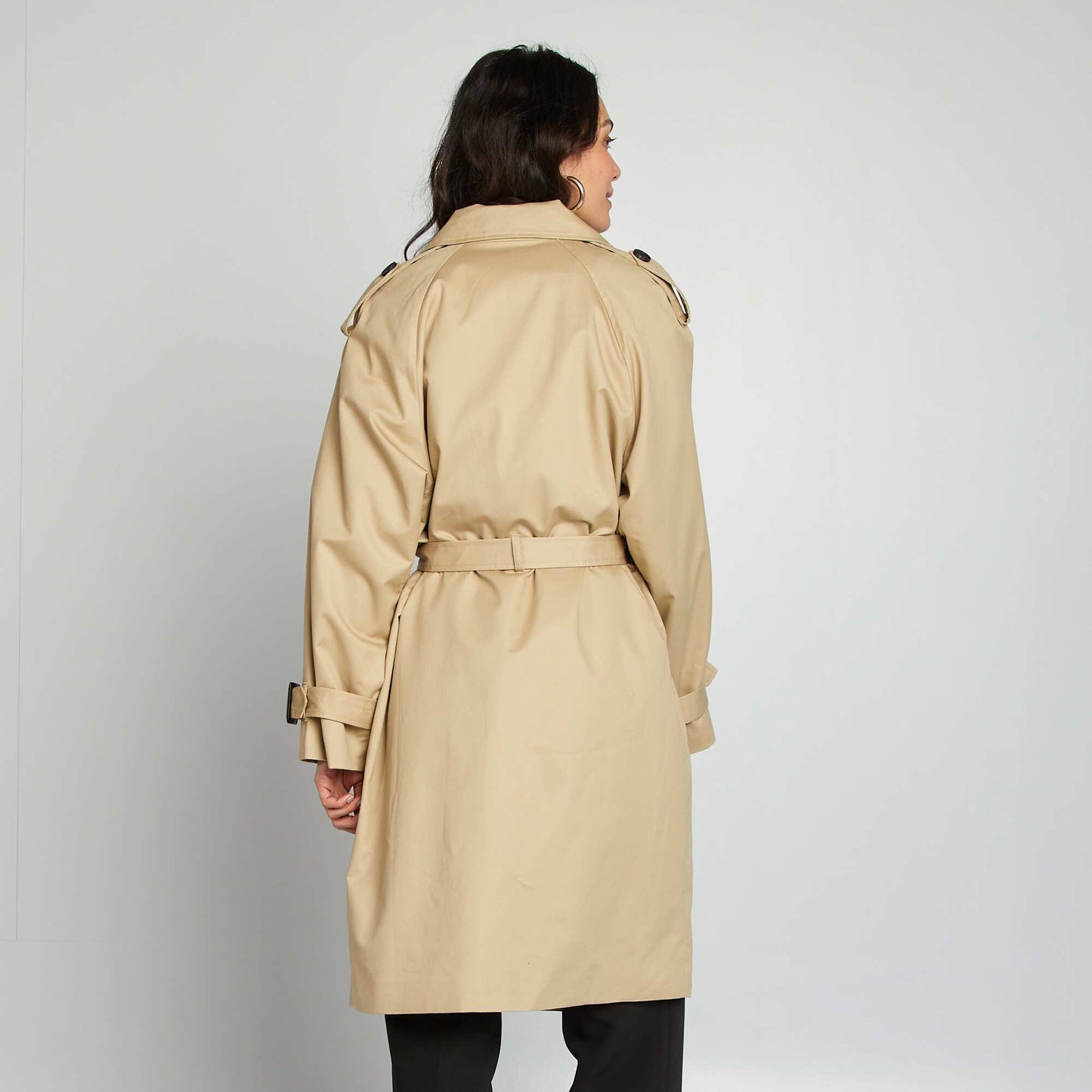 Trench mi-long BEIGE