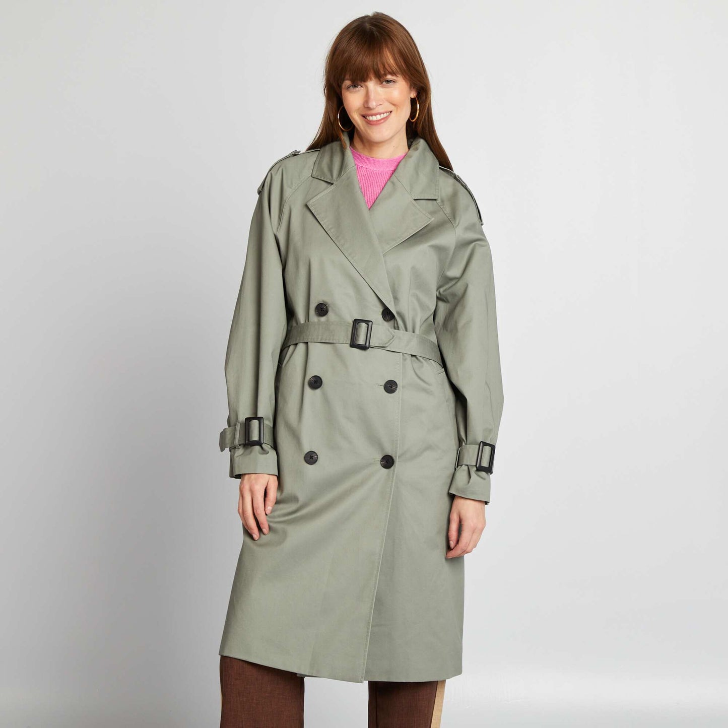Trench mi-long VERT