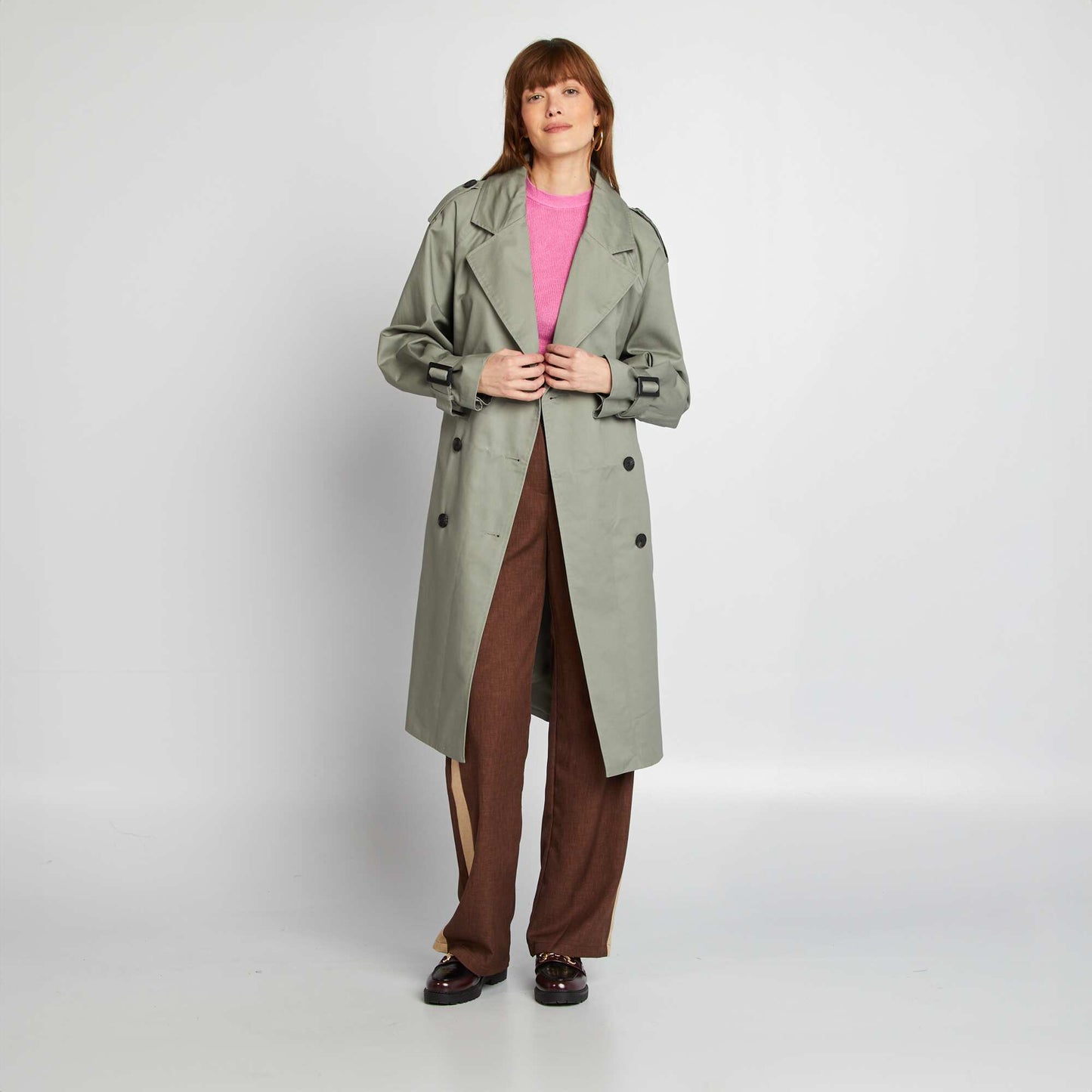 Trench mi-long VERT
