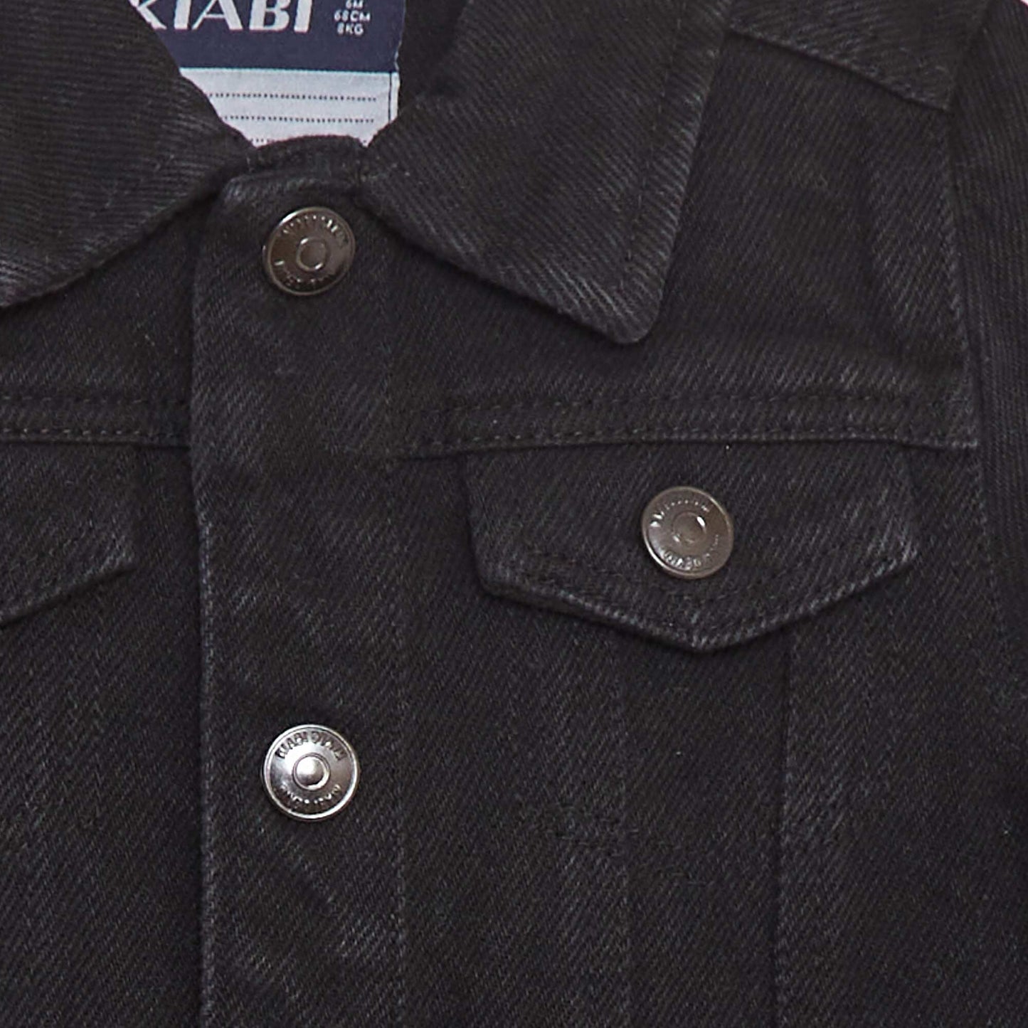 Veste en denim à manches longues GRIS