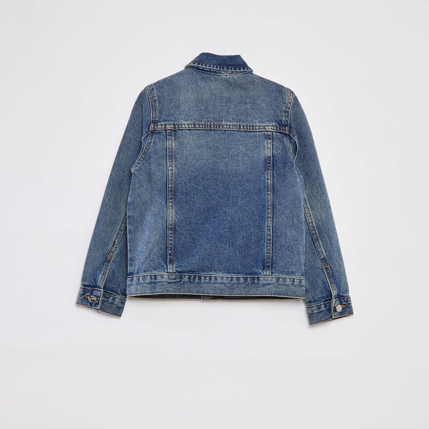 Veste en jean à ouverture boutonnée BLEU