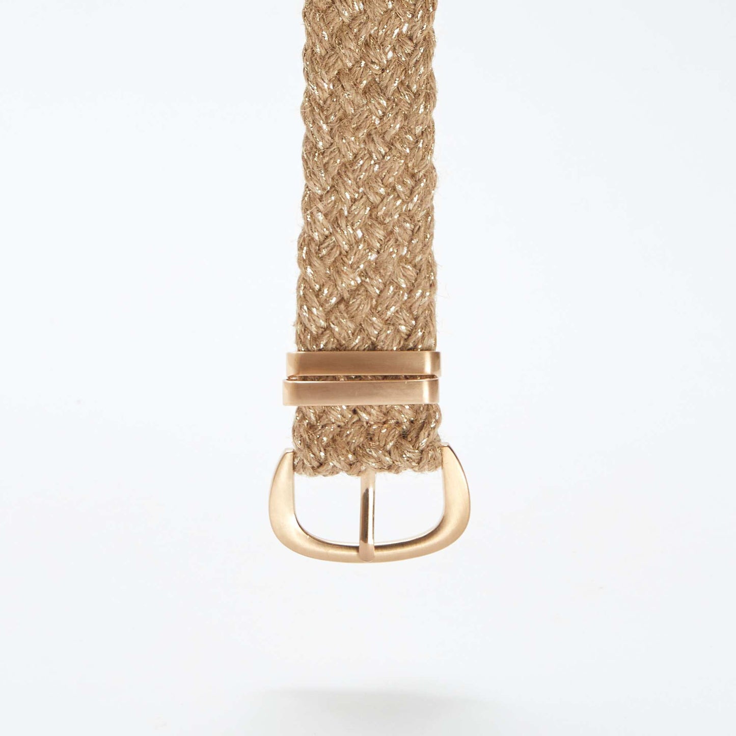 Ceinture en jute pailletée BEIGE
