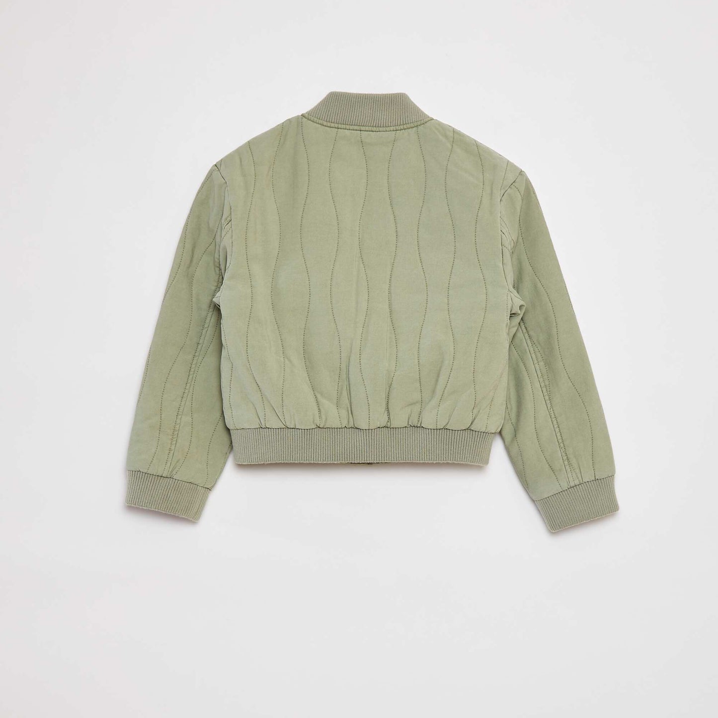 Veste en coton matelassé KAKI