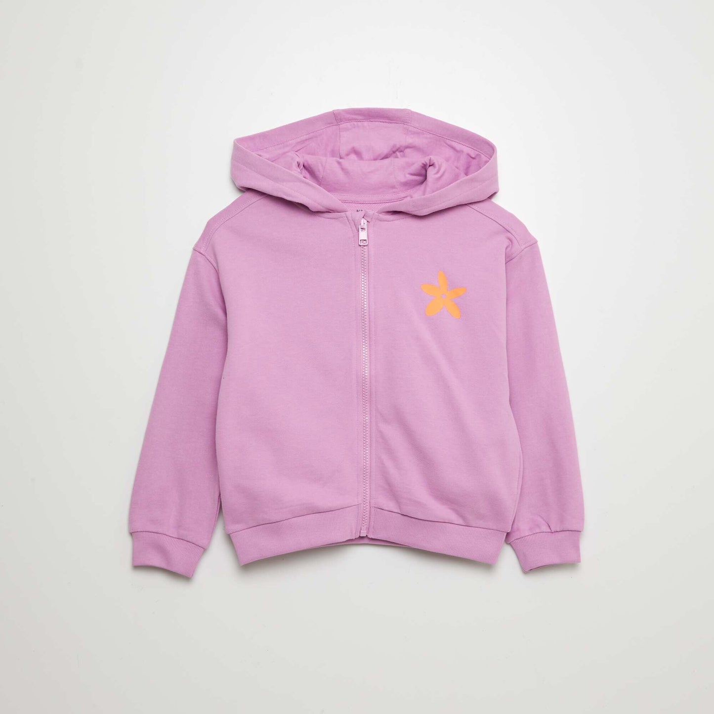 Sweat zippée à capuche 'Sister' BLANC