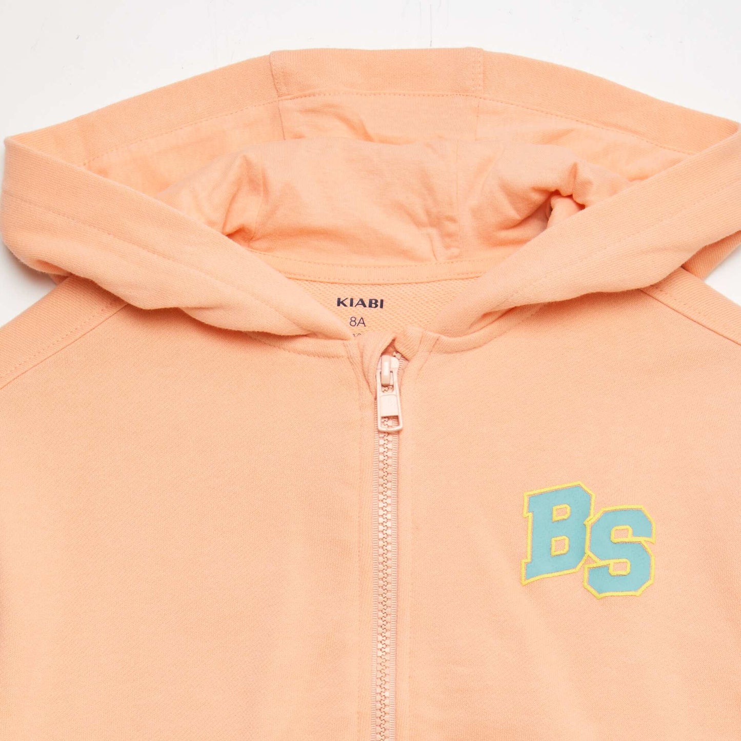 Sweat zippée à capuche 'Sister' ORANGE