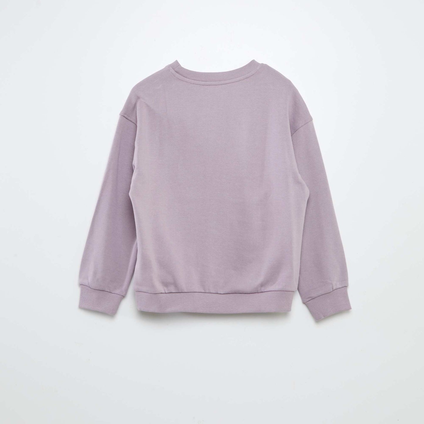 Sweat en molleton léger imprimé 'Sister' VIOLET