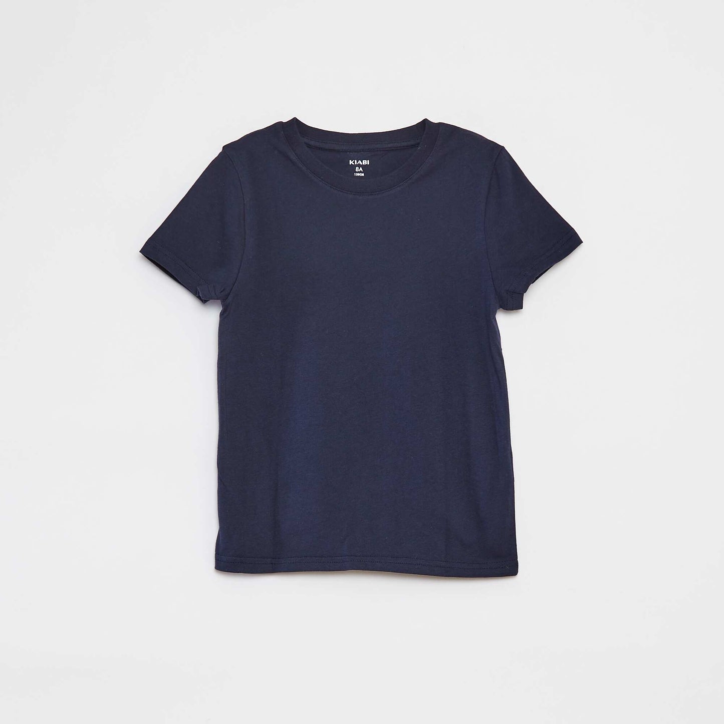 Lot de 2 t-shirts à manches courtes et col rond BLEU