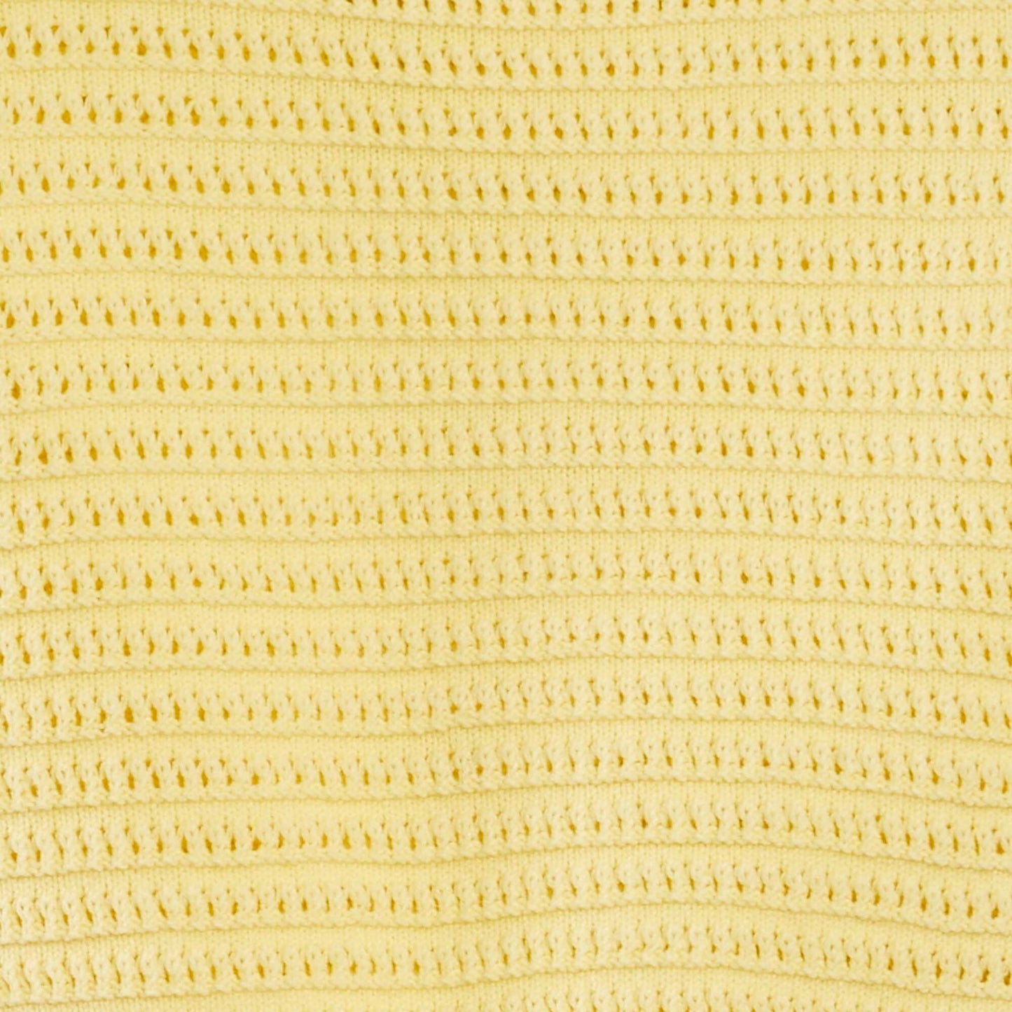 Pull en crochet manches courtes JAUNE