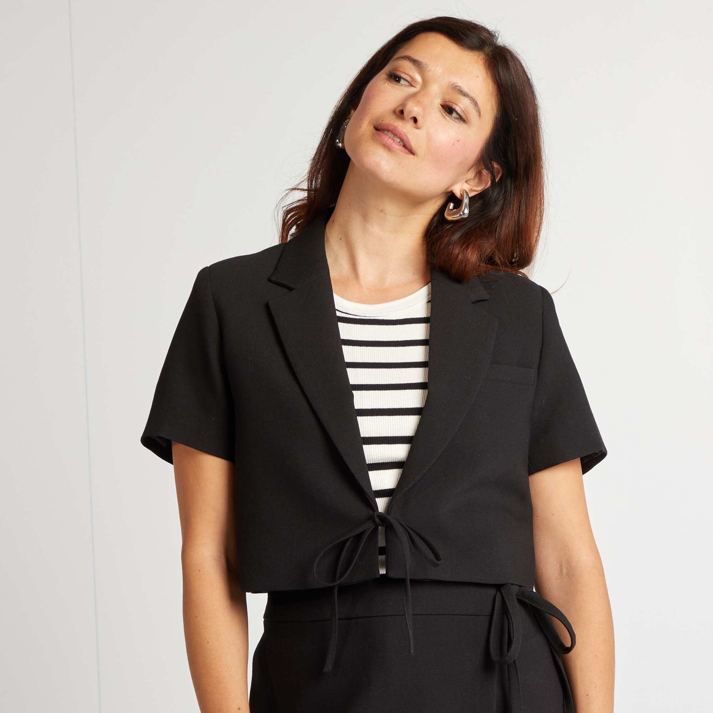 Veste courte NOIR