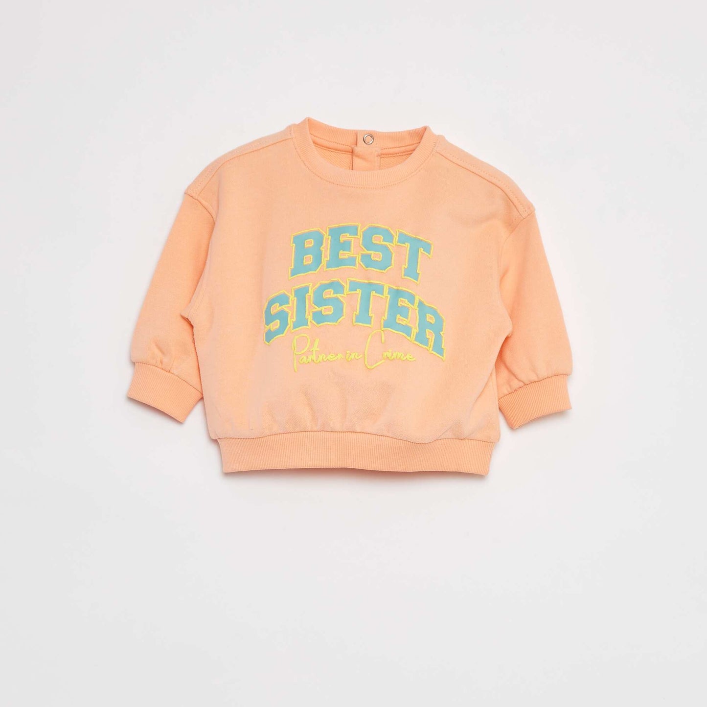 Sweat en molleton 'Sister' ORANGE