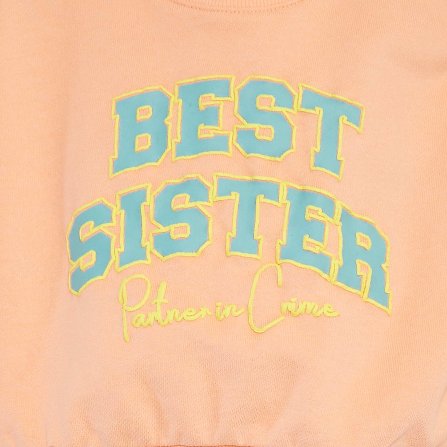 Sweat en molleton 'Sister' ORANGE