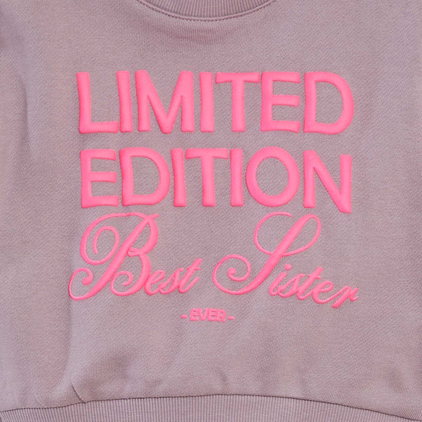 Sweat en molleton 'Sister' VIOLET