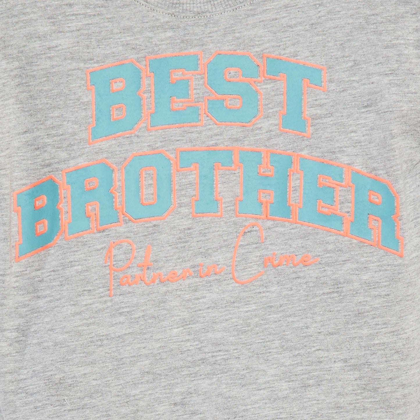 T-shirt en jersey imprimé GRIS