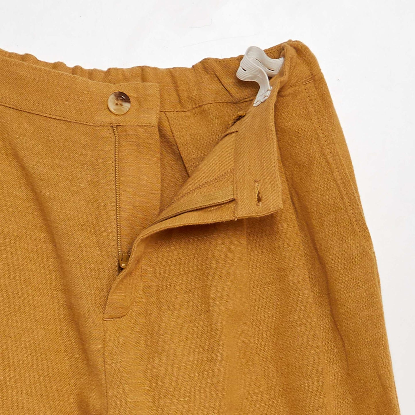 Pantalon en lin JAUNE