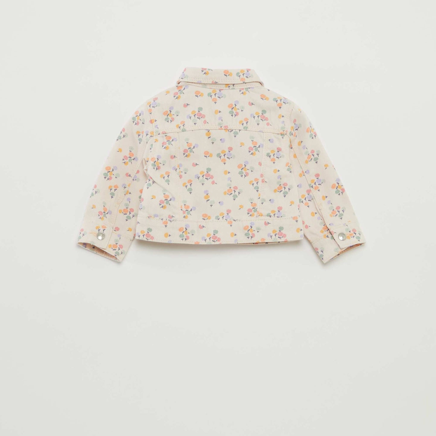 Veste denim avec ouverture pressionnée ROSE