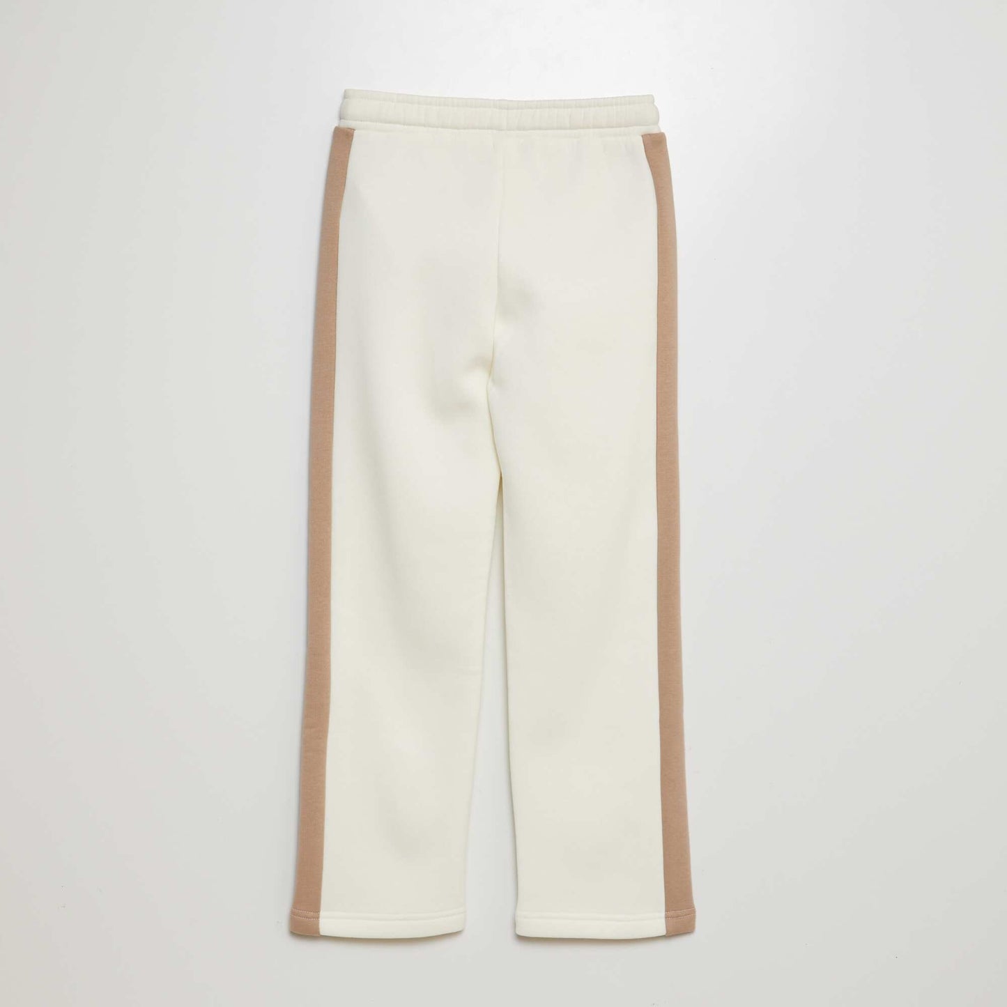 Jogging en molleton bicolore BLANC