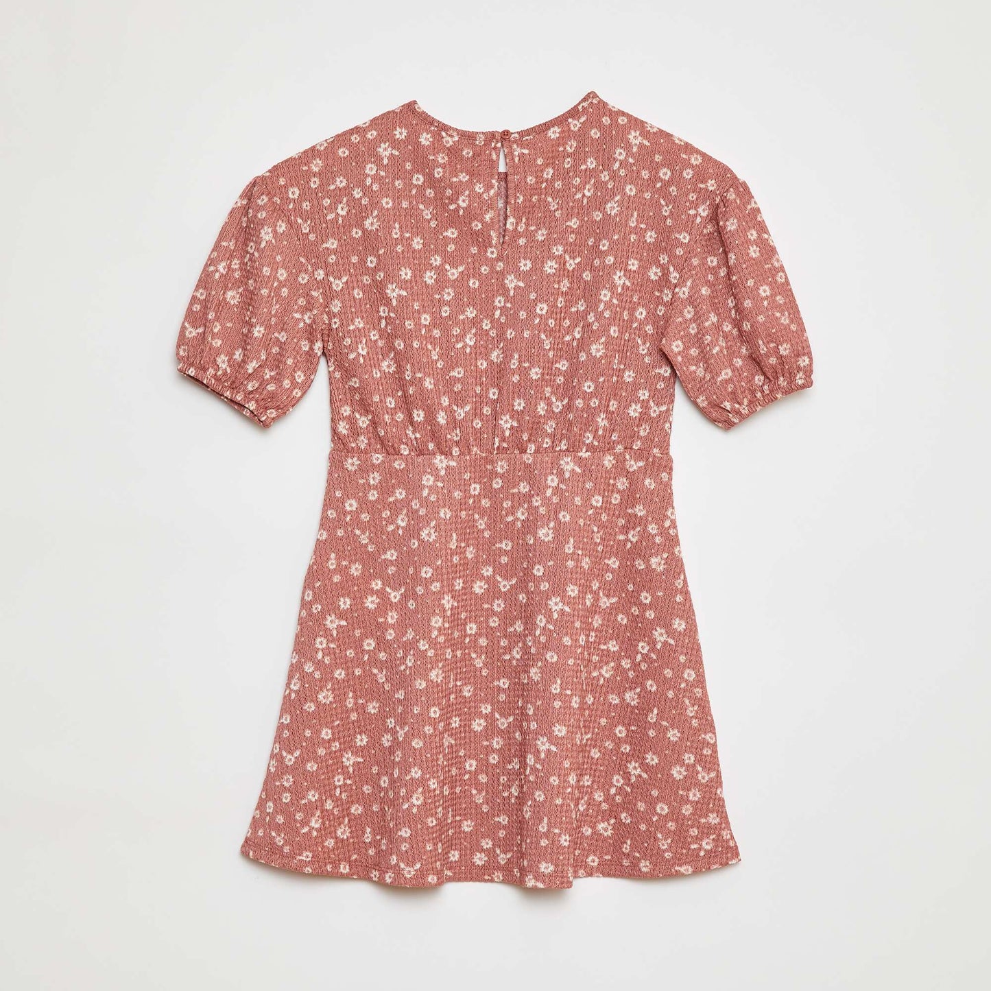 Robe à manches courtes avec imprimé ROSE
