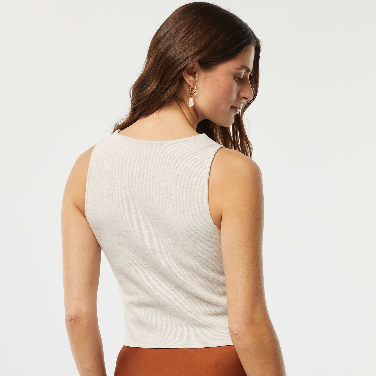 Gilet sans manches BEIGE