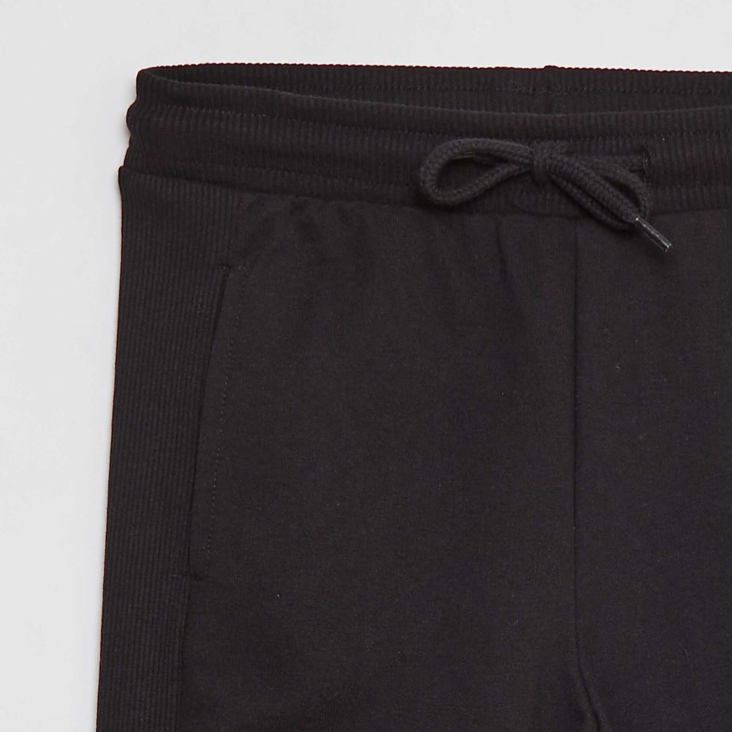 Jogging uni avec poches NOIR