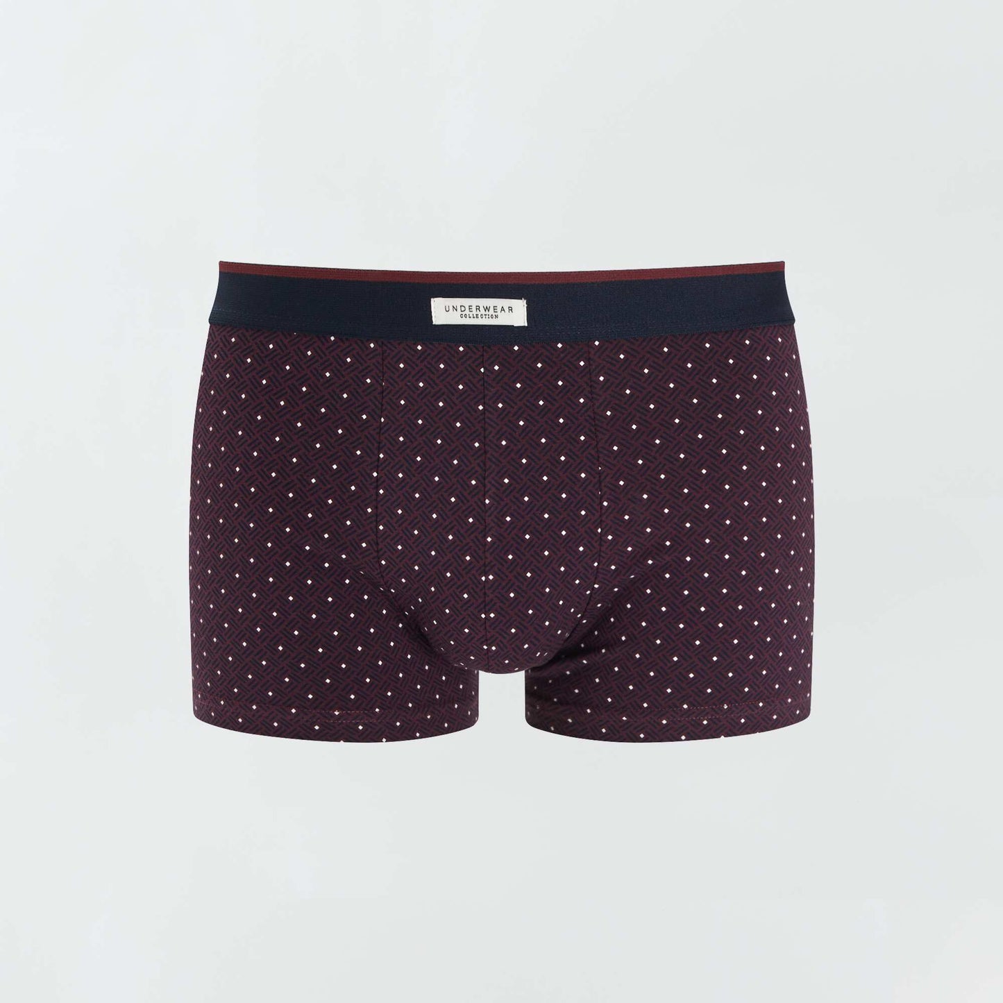 Lot 3 boxers stretch Rouge