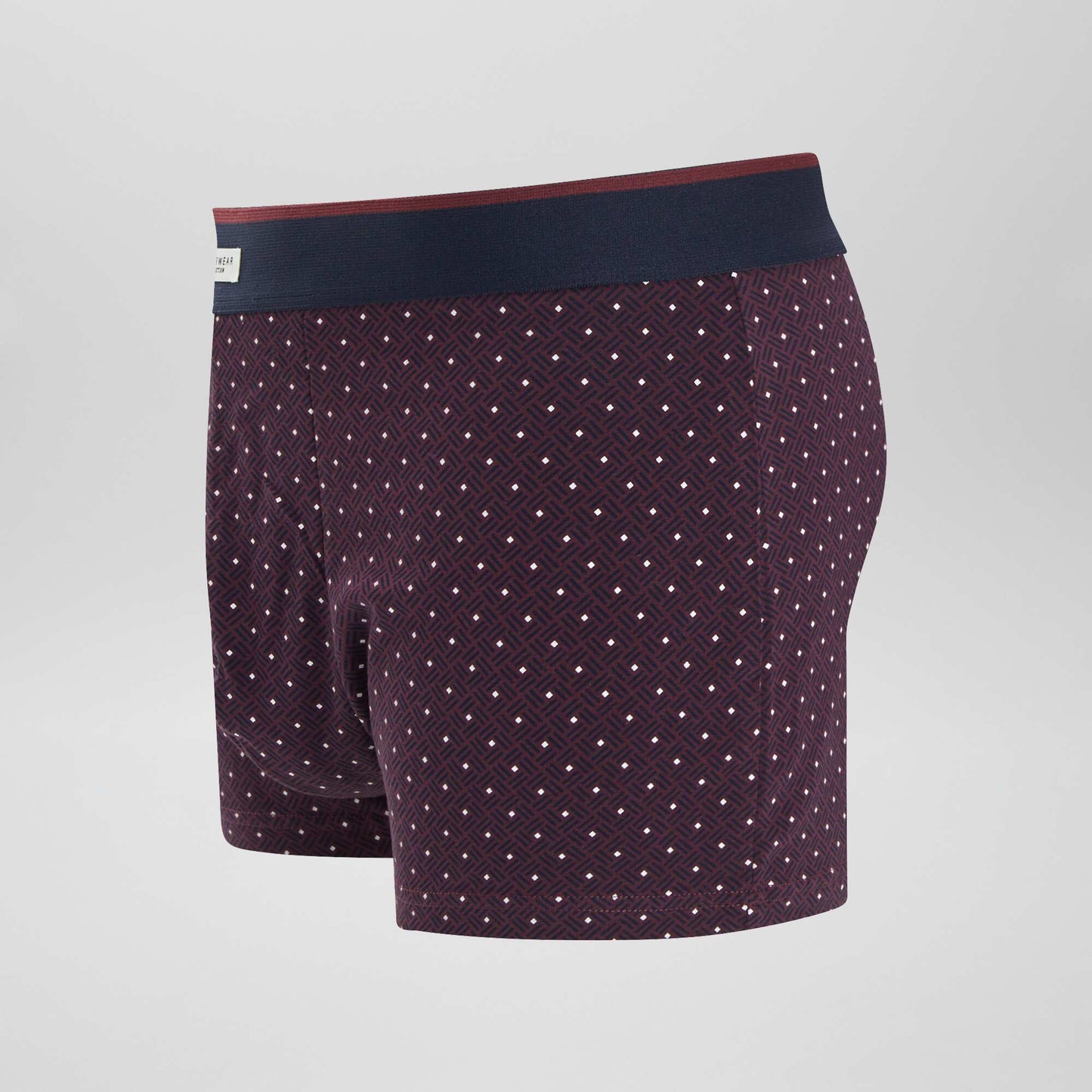 Lot de 3 boxers Bordeaux