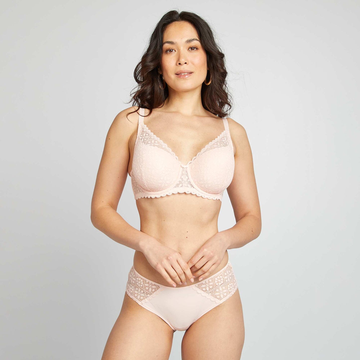 Soutien-gorge paddé bonnet D&E ROSE