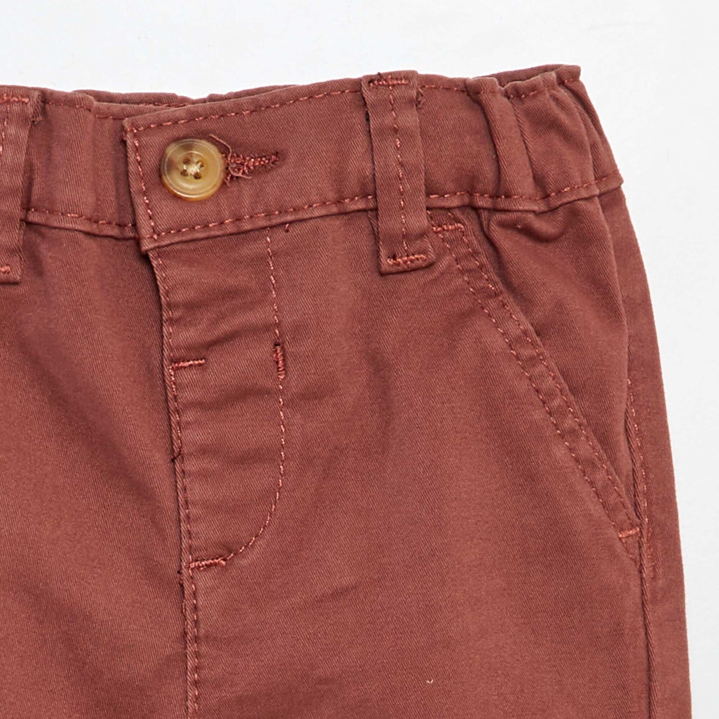 Pantalon chino uni ROSE