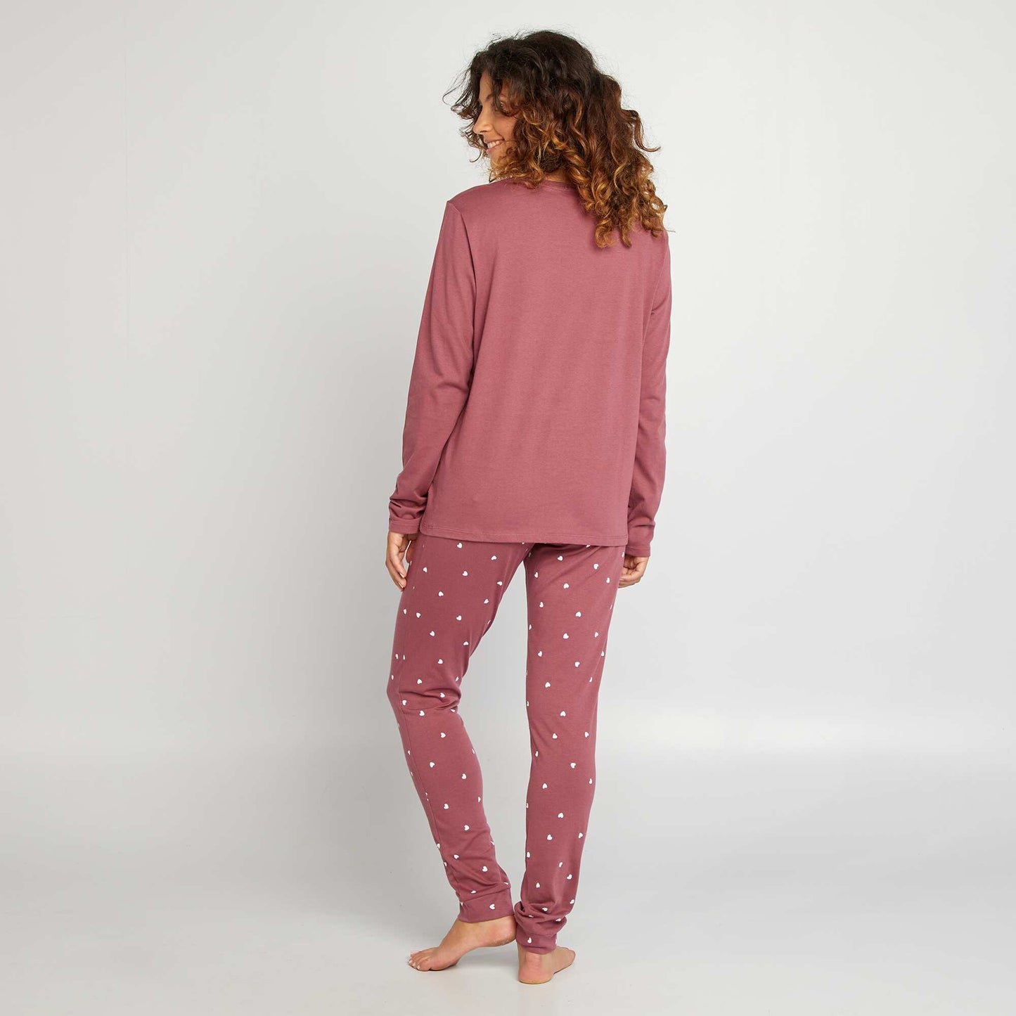Ensemble en jersey - 2 pi ces Rose