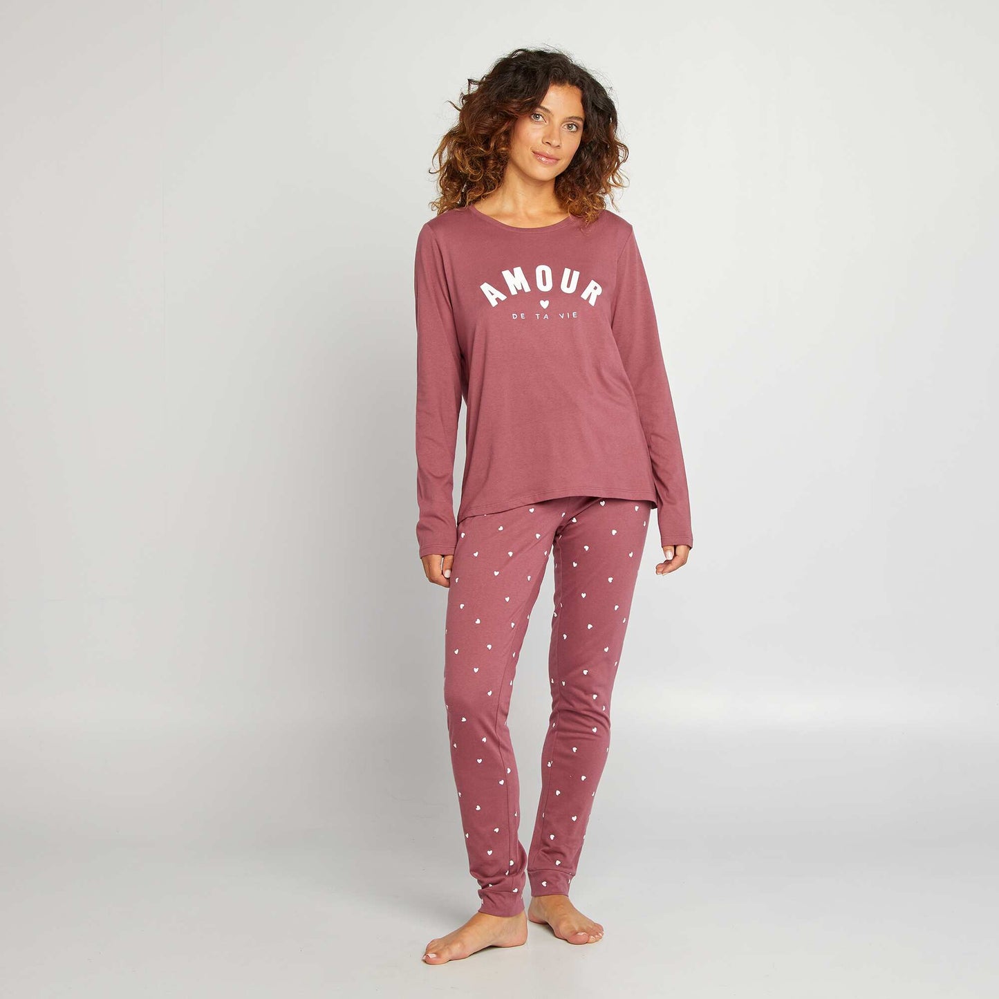 Ensemble en jersey - 2 pi ces Rose
