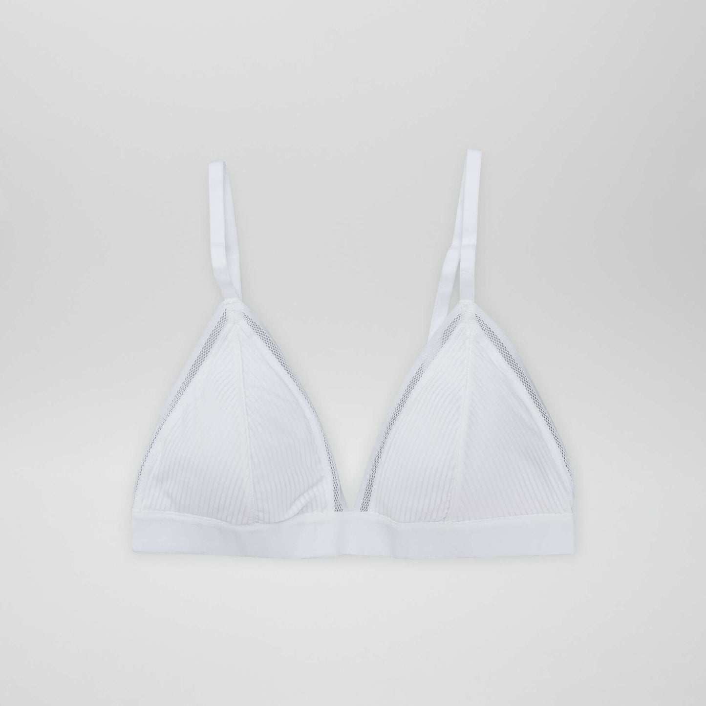 Triangle padd microfibre Blanc