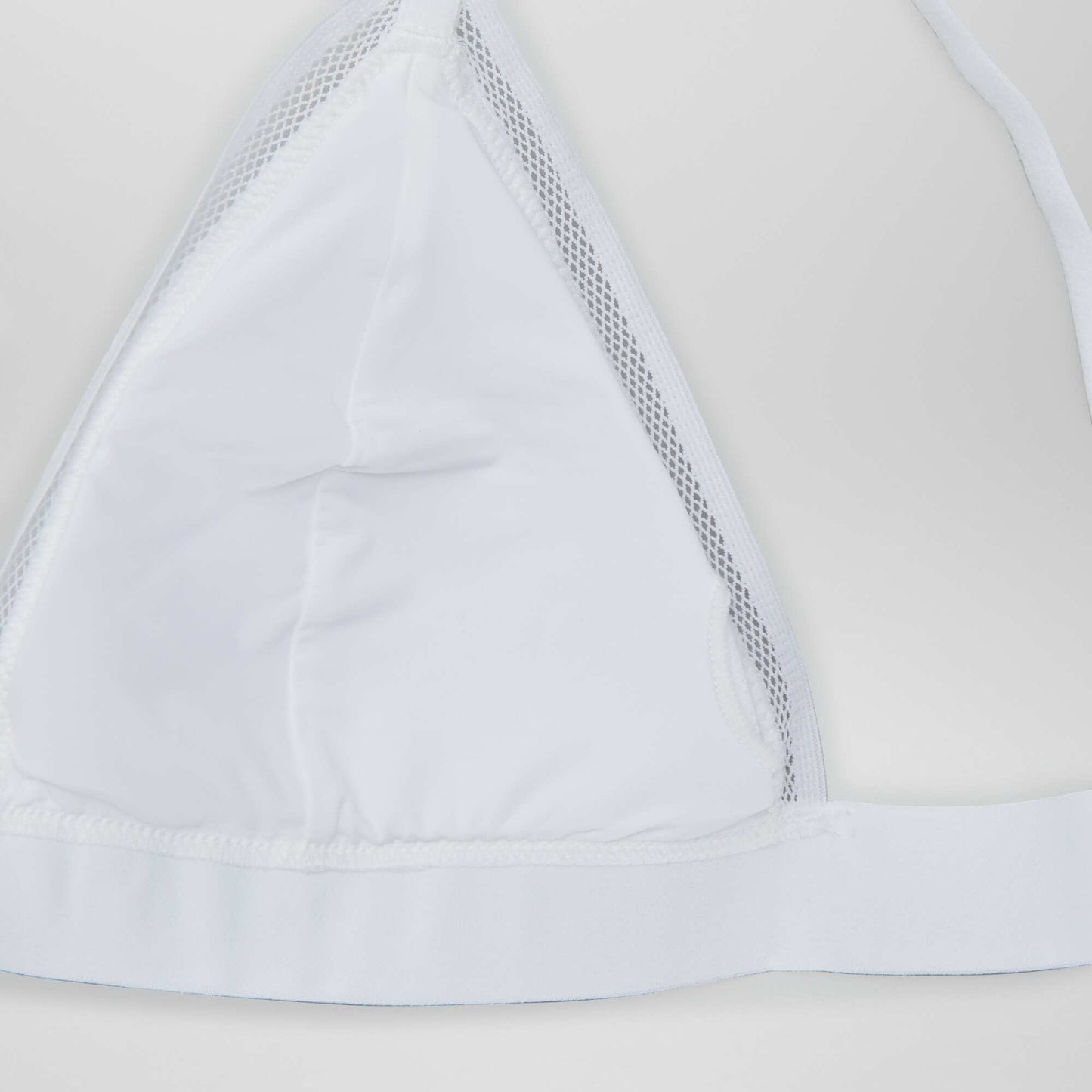 Triangle padd microfibre Blanc