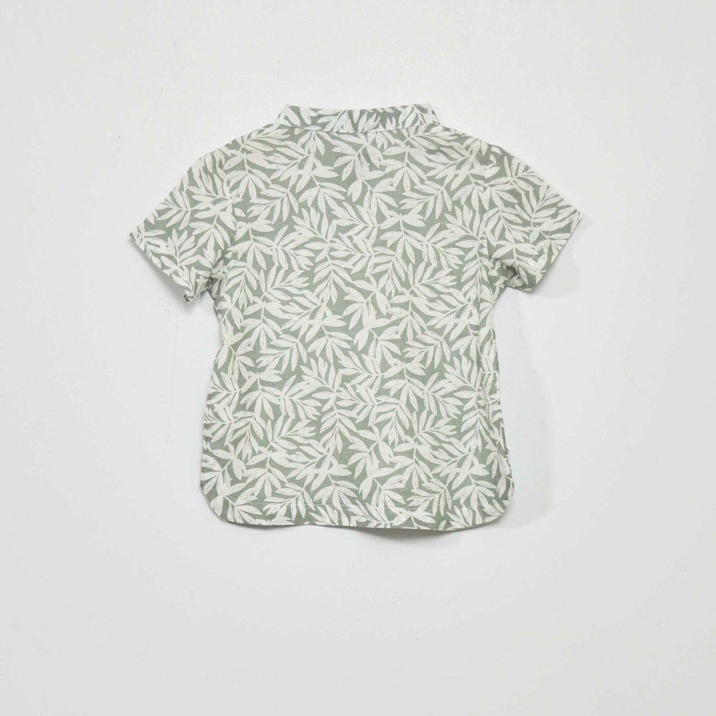 Chemise avec imprim Vert/blanc