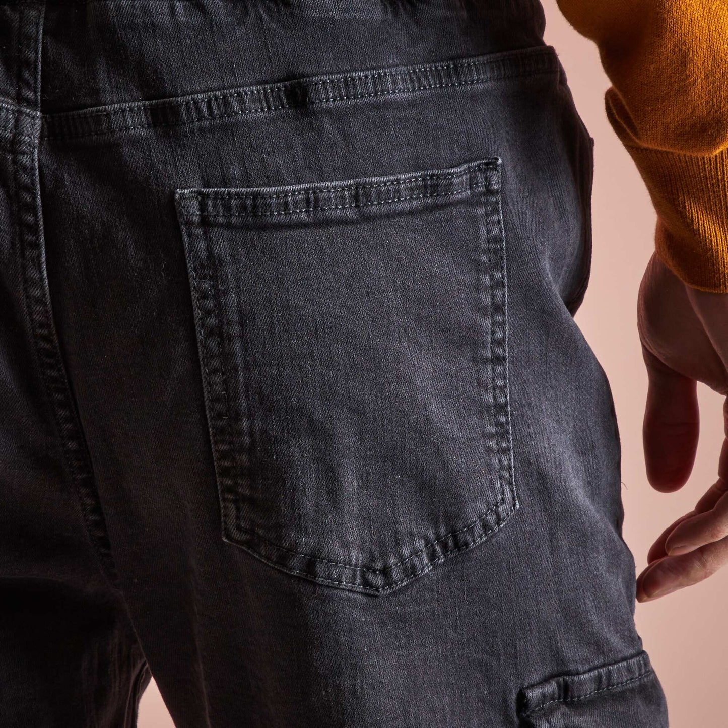 Jean style jogger Noir