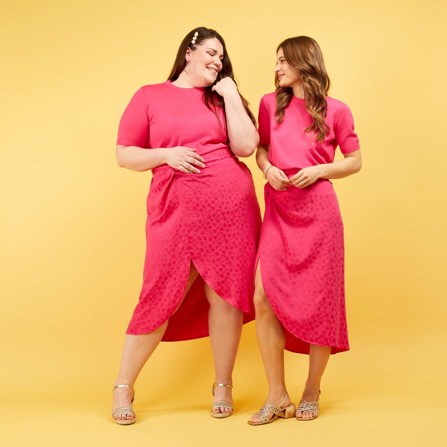 Pull en maille fine Rose