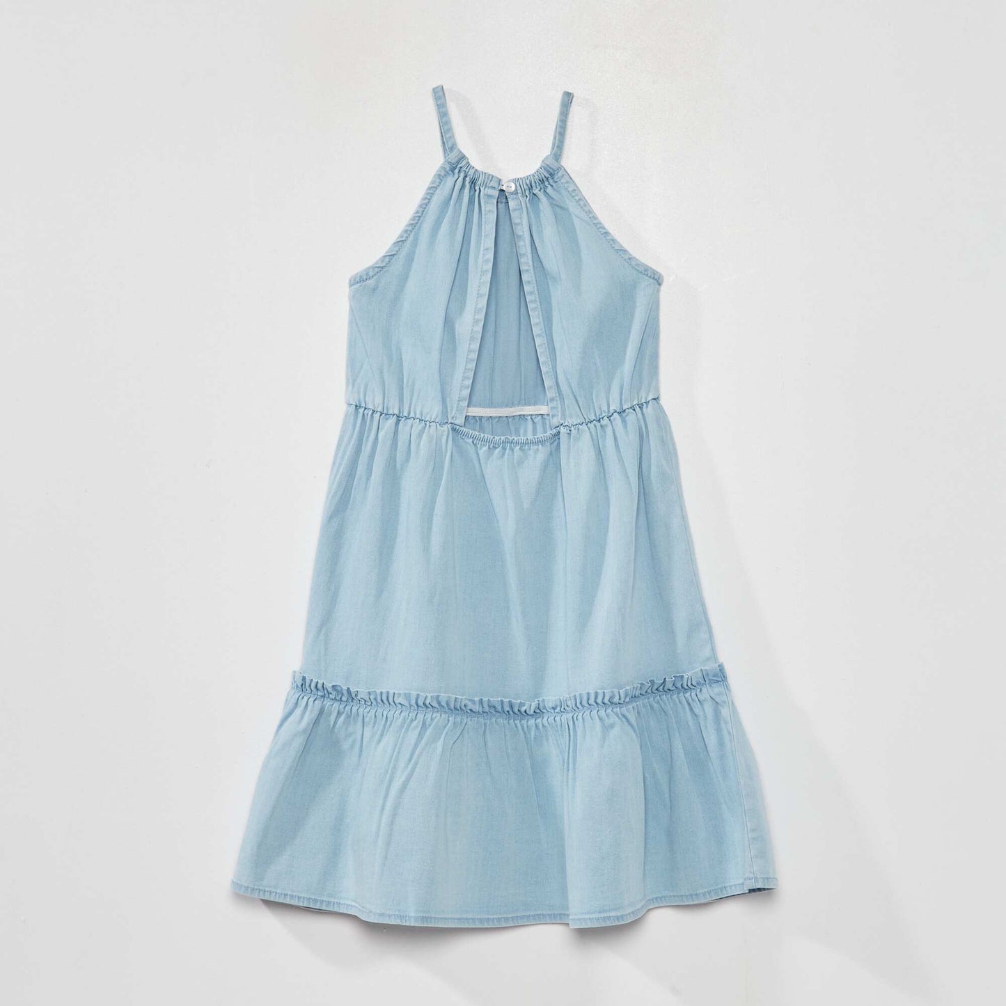 Robe bretelles mi-longue Bleu