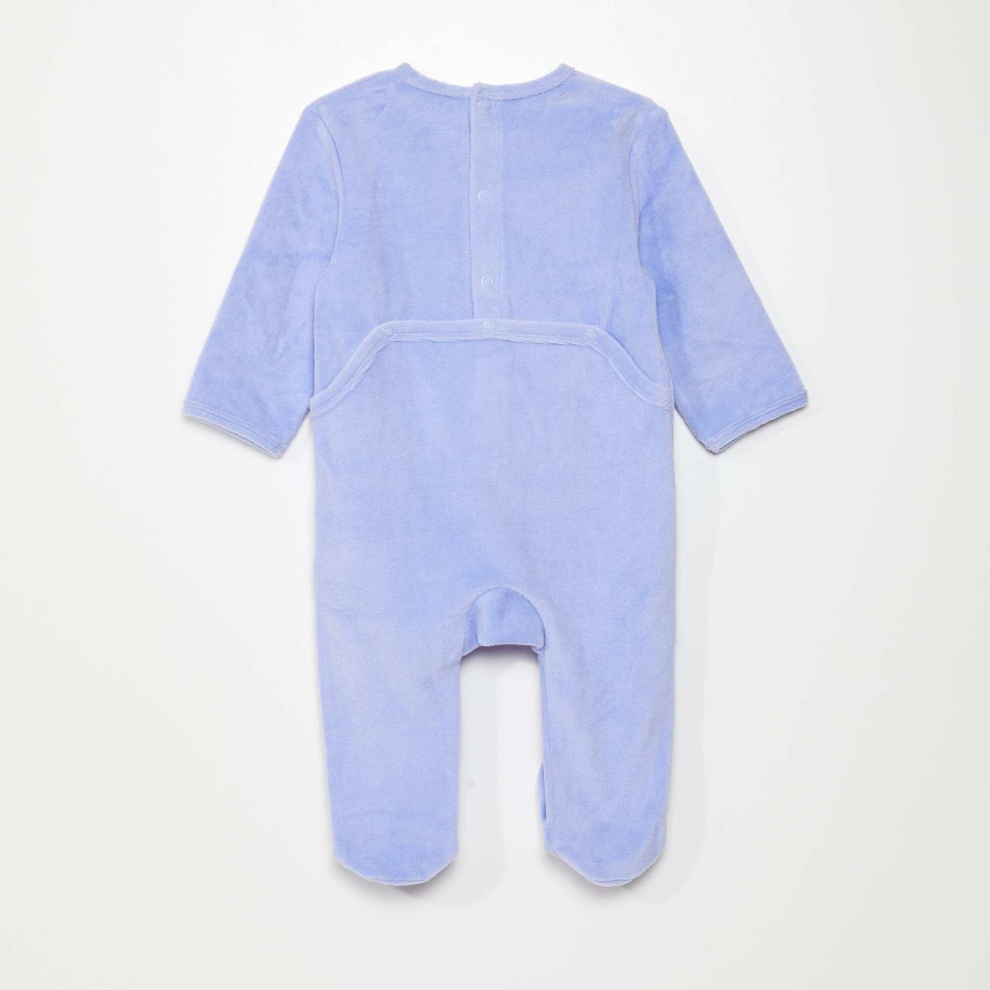 Pyjama dors-bien en velours Violet 'licorne'