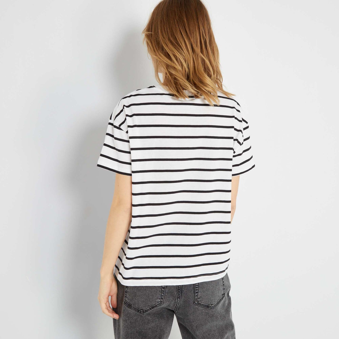 T-shirt imprim 'Disney' Blanc/noir/rouge