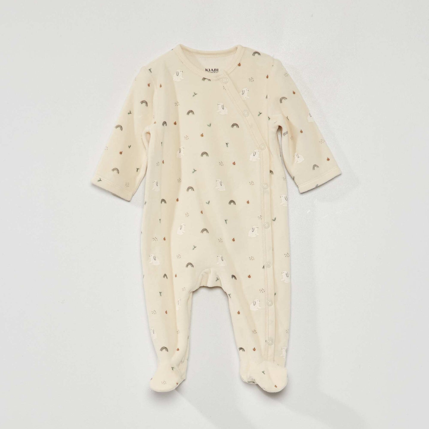 Lot de 2 dors-bien en velours - 2 pi ces Bleu