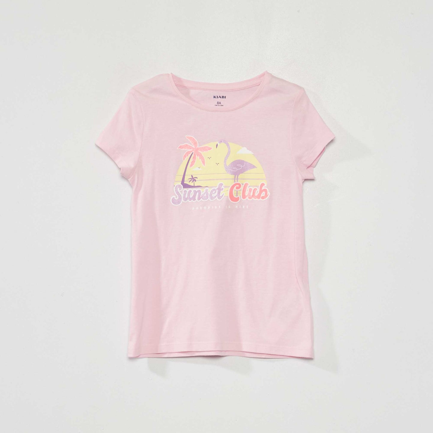T-shirt en jersey avec motifs fantaisie Rose
