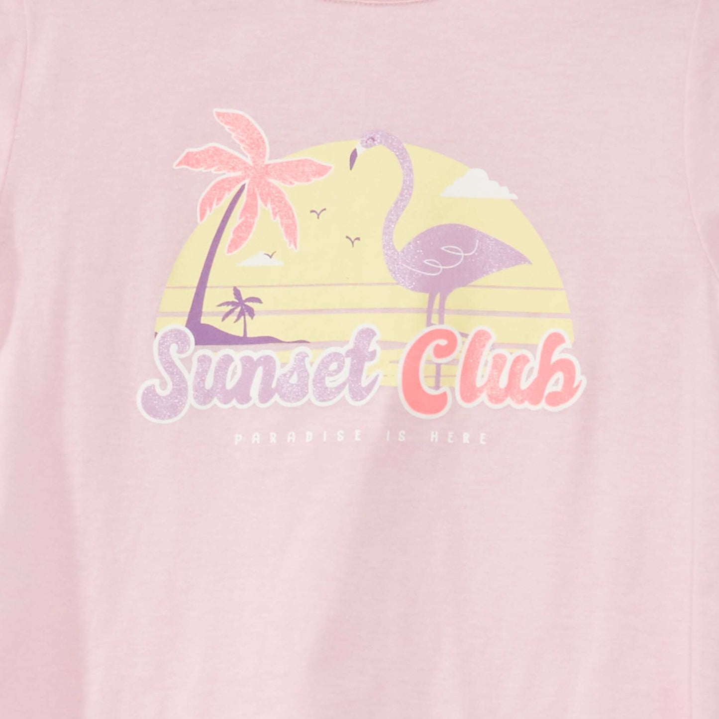T-shirt en jersey avec motifs fantaisie Rose