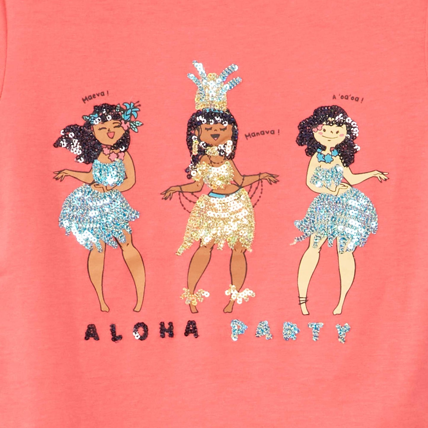 T-shirt en jersey avec motifs fantaisie Rose