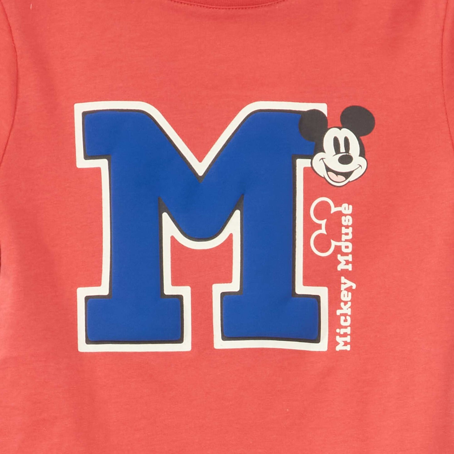 Tee-shirt imprim 'Mickey Mouse' Rouge
