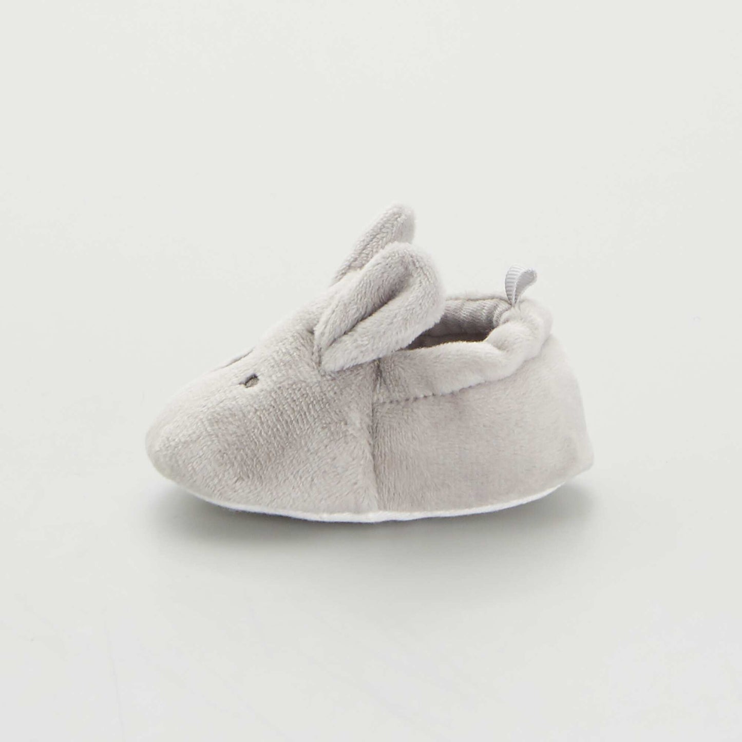 Chaussons b b en velours gris