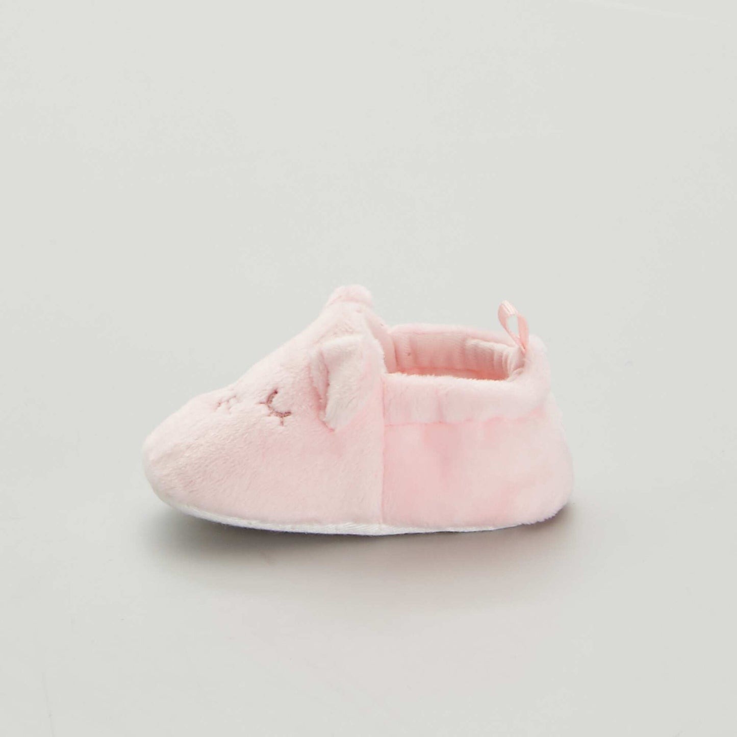 Chaussons b b en velours Rose