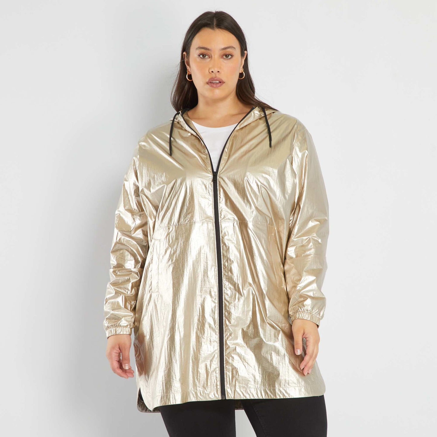 Blouson l ger argent Gris
