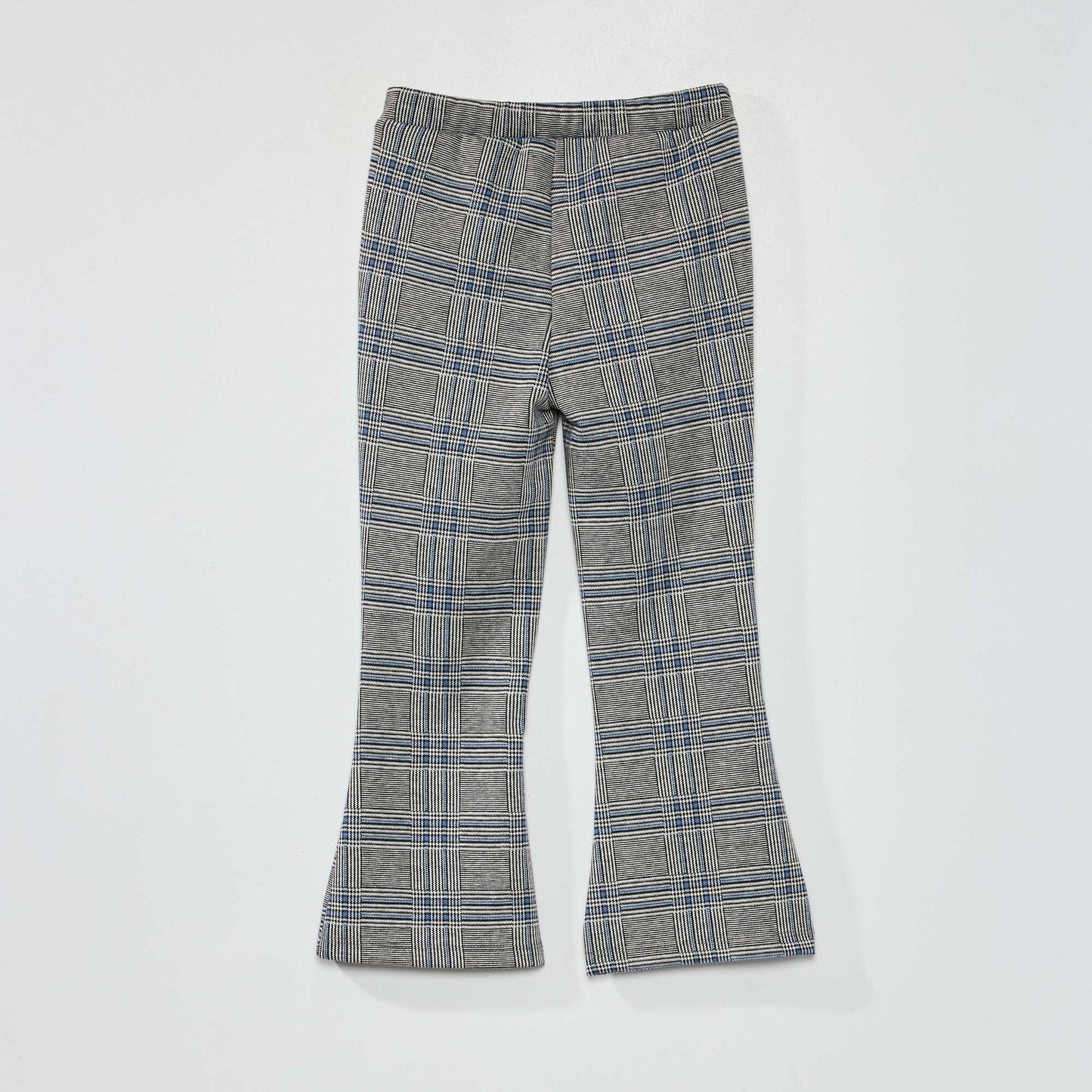 Pantalon motif 'Prince-de-Galles' Gris