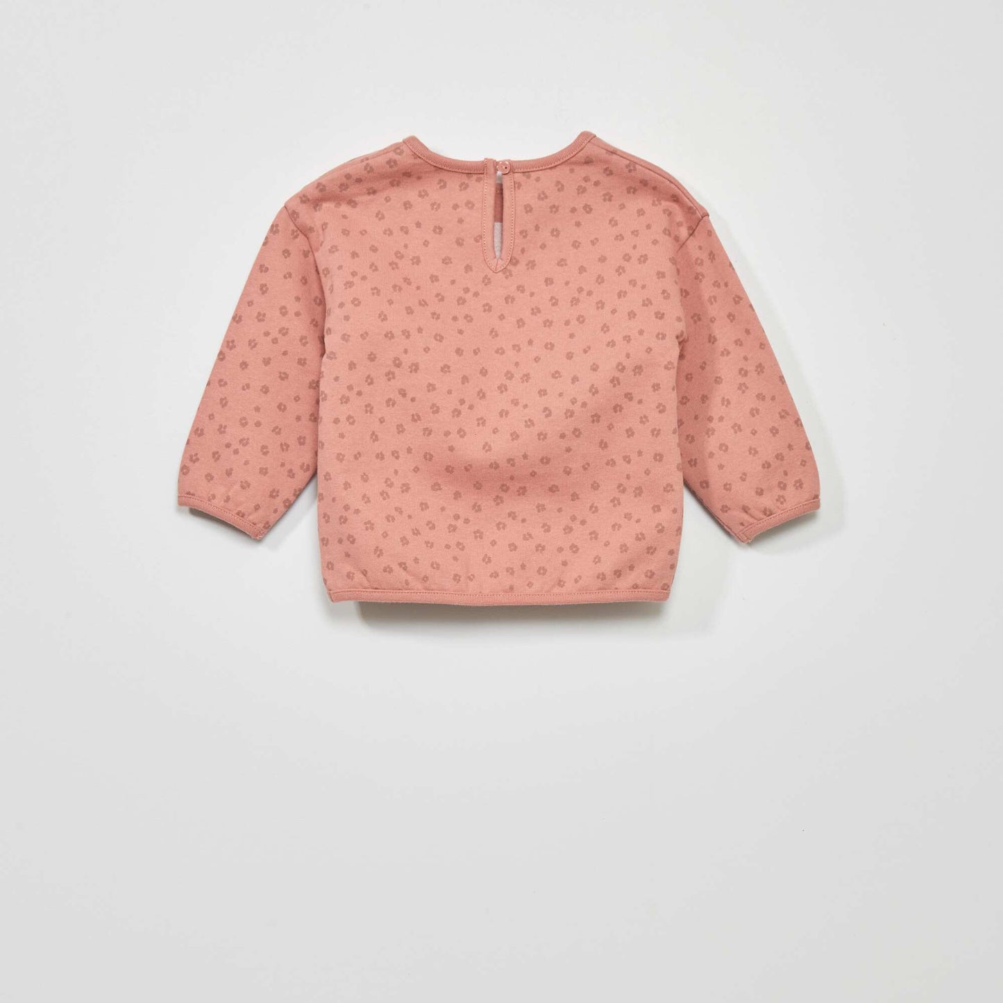 Sweat avec imprim Rose