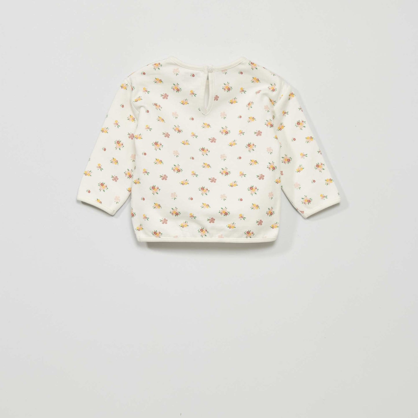 Sweat avec imprim Blanc