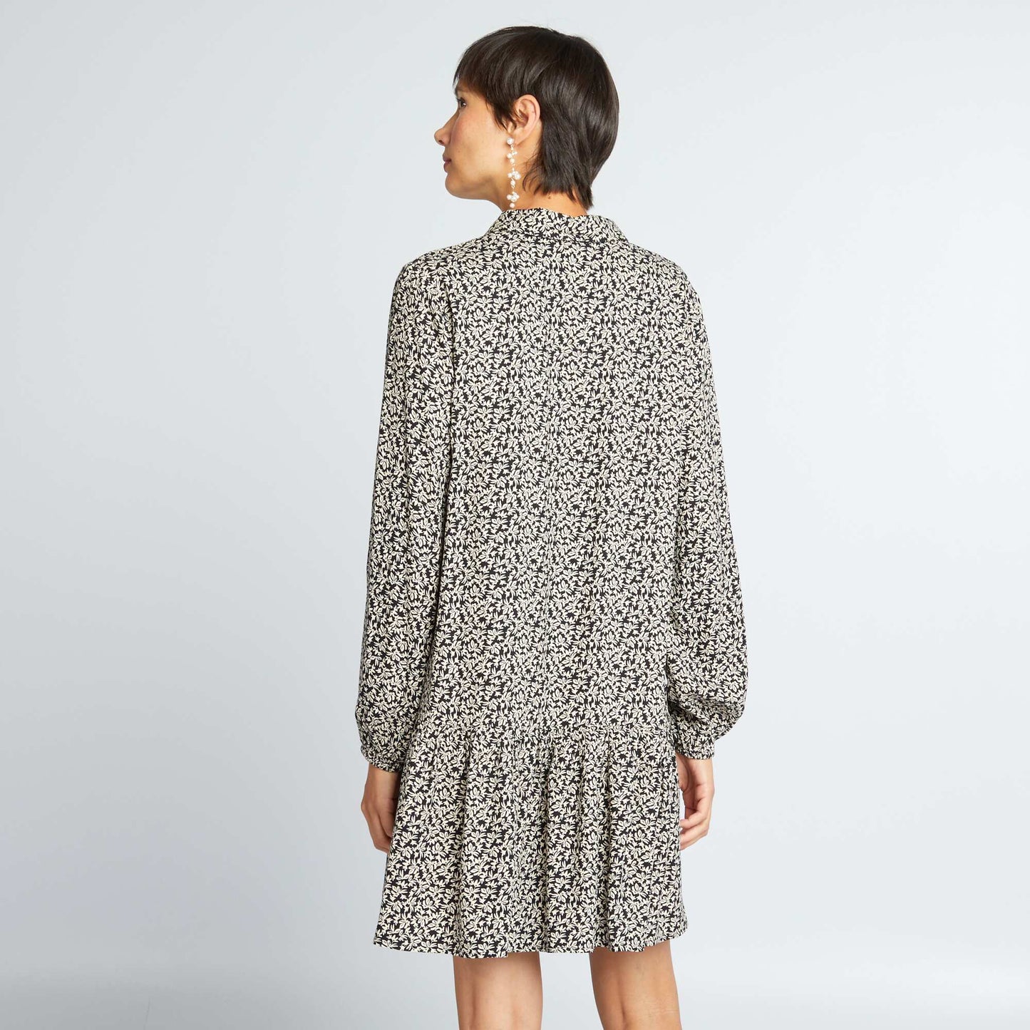 Robe courte base vas e Noir