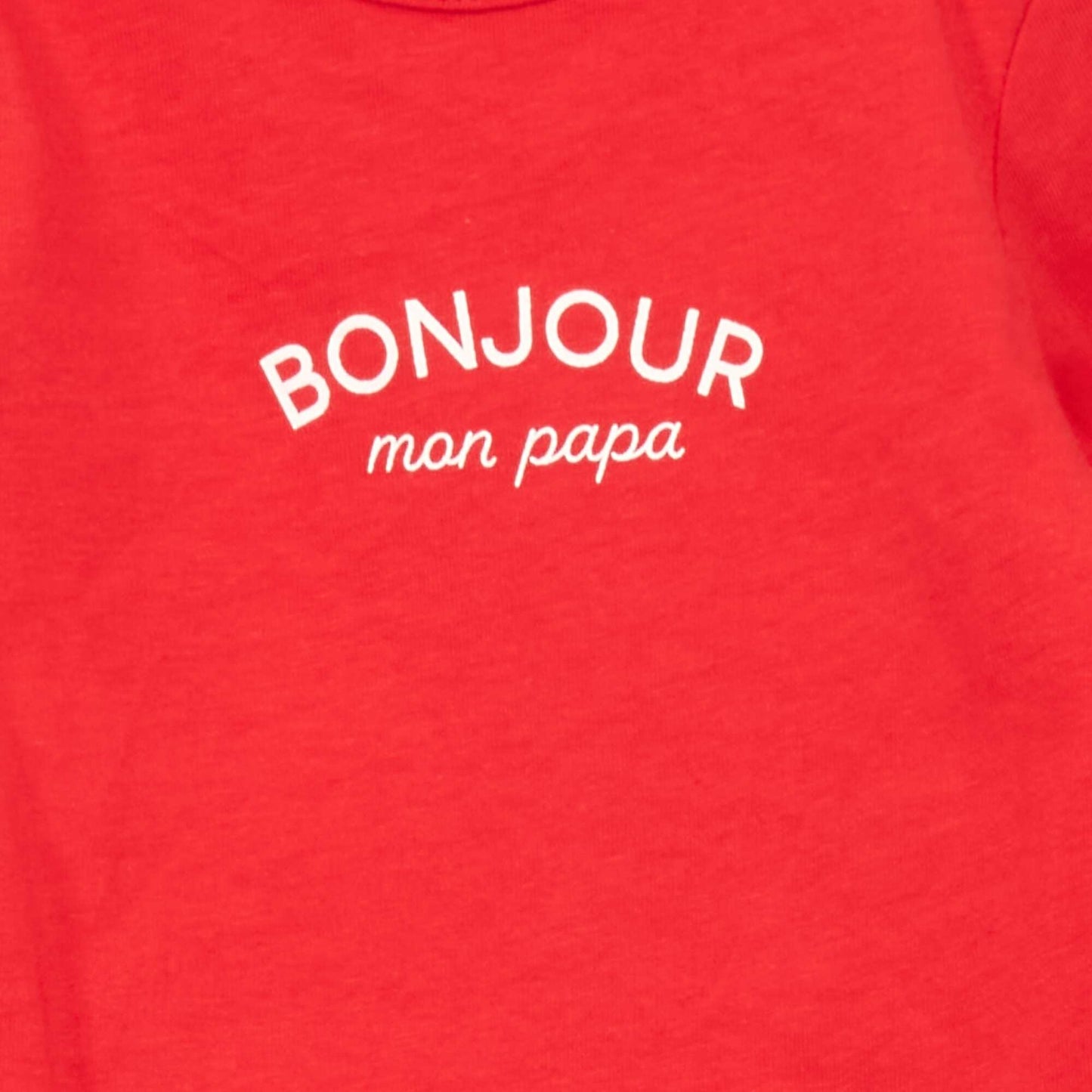 T-shirt manches longues avec imprim Rouge
